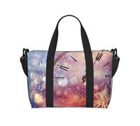 Sac de voyage léger avec sangle réglable pour w nd, voyage, usage quotidien, Célébration du Nouvel An des douze heures, One Size, Classique