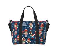 Sac de voyage léger et imperméable pour femme Motif ballet Casse-noisette Taille L pour voyages de 3 à 5 jours | Voyage en avion, sport, week-end | Homme et femme (lot de 1), Noir , Taille unique