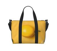 Sac de voyage léger et résistant à l'eau avec imprimé abeilles amusantes, sac de gym et de voyage pour hommes, femmes et adolescents, Art du citron jaune, Taille unique, Sac de voyage