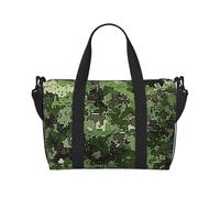 Sac de voyage léger et résistant à l'eau avec imprimé « Happy Birthday » - Grand sac de sport et de voyage pour hommes, femmes et adolescents, Imprimé camouflage numérique Green Army, Taille unique