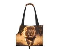 Sac de voyage léger et respirant pour petits chiens Motif lion d'Amérique du Nord
