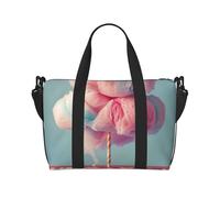 Sac de voyage mignon imprimé koala, léger, résistant à l'eau, sac de gym et de voyage pour hommes, femmes et adolescents, cotton candy, Taille unique, Sac de voyage