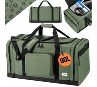 Sac de Voyage MONZANA® 90L - 70x35x35cm avec Bandoulière Epaulette Amovible Réglable avec Poches Sac de Sport Bagage Cabine