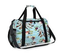 Sac de voyage motif attrape-rêves pour filles, garçons, femmes, hommes, attrape-rêves, floral, ethnique, week-end, sac à bandoulière, sac à main pour voyage, sport, gym