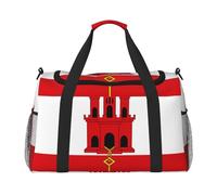 Sac de voyage motif drapeau de Gibraltar, sac de w nd pour homme et femme, adapté pour les voyages et les activités de plein air