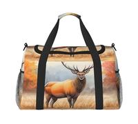 Sac de voyage motif renne nord-américain, sac de week-end pour homme et femme, adapté pour les voyages et les activités de plein air