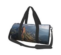Sac de voyage Mountain Peak imprimé, sac de gym pliable, sac de week-end, grand sac fourre-tout pour le sport et les voyages