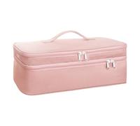 Sac de voyage - organisateur thermique, rangement portable | Valise double couche 40x15x14cm, résistante à la chaleur, pour salon de coiffure, maison, hôtel, studio de gym, cabine de spa, coulisses pr