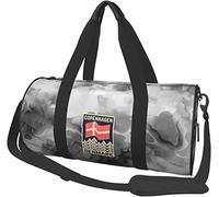 Sac de Voyage Pliable avec Drapeau Danois, Copenhague, Danemark, rétro, Sac de Sport, Sac de Sport Pliable, marbré