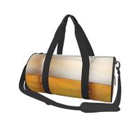 Sac de voyage pliable avec imprimé bulles de bière, sac de gym pour femme, grand sac fourre-tout pour le sport et les voyages, Noir , Taille unique