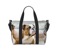 Sac de voyage pliable avec imprimé chien anglais amusant, convient pour le voyage, le travail, la gym, etc