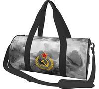 Sac de Voyage Pliable avec Marteau et Faucille de l'URSS, Sac de Sport à roulettes, marbré