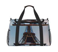 Sac de voyage pliable et léger avec bandoulière Motif Tour Eiffel Paris