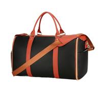 Sac de voyage pliable, grand sac de rangement imperméable, bagage à main léger, parfait pour les voyages du w nd, la gym, le camping, la plage, le sport, 53,3 x 33 x 27,9 cm, noir, blanc, rose