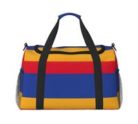 Sac de voyage pliable imperméable léger avec bandoulière Motif drapeau de l'Arménie