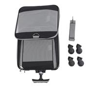 Sac de Voyage Pliable Portable pour Animaux de Compagnie avec roulettes et 4 fenêtres en, 18,5 x 11,8 x 15,4 Pouces, pour Chiens et Chats de Petite et Moyenne Taille Lors de