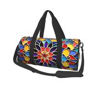 Sac de voyage pliable pour le week-end, sac de nuit, couleur marocaine, sac de sport, sac de sport, grande capacité, léger, pour homme et femme, noir, taille unique, Noir , Taille unique