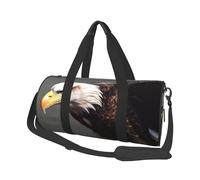 Sac de voyage pliable pour le week-end, sac de nuit, sac de sport aigle, sac de sport, sac de sport, sac de sport, sac à main léger pour homme et femme, noir, taille unique, Noir , Taille unique