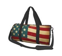 Sac de voyage pliable pour le week-end, sac de nuit vintage drapeau américain 4 juillet sac de sport fourre-tout de sport grande capacité léger pour homme et femme, noir, taille unique, Noir , Taille