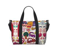 Sac de voyage pliable pour l'école, le journal en anglais, idéal pour le voyage, le travail, la gym, etc