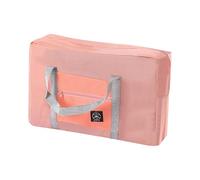 Sac de Voyage Pliable, Sac Bagage à Main, Sacs Cabine Légers Imperméables Adaptés pour Nuit Vacances Shopping Week-Ends Sorties Salle De Sport (Orange)