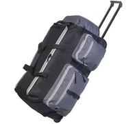 Sac de voyage pliable XL 72 L avec fonction trolley et poignée télescopique - XCase - Noir - 48h