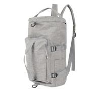 Sac de Voyage Polyvalent 2 en 1, Sac à Dos et Sac bandoulière en Polyester Gris chiné