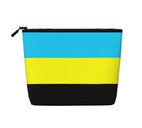 Sac de voyage polyvalent avec drapeau du sultanat de Burongan - Grande capacité - Trousse de toilette à fermeture éclair, Noir , Taille unique, Trousse de toilette