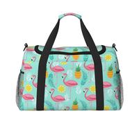 Sac de voyage polyvalent avec imprimé flamant rose - Sac de voyage élégant et fonctionnel pour activités de plein air
