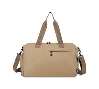 Sac De Voyage Portable 1 pièces Solide Oxford Filature Produit Sac De Voyage Grande Capacité Multifonctionnel Décontracté À Bandoulière Doux Polonais pour Un Week-End(Khaki)