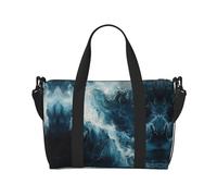Sac de voyage portable imprimé Within The Tides, idéal pour les voyages d'affaires et privés, noir, One Size