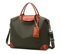 Sac De Voyage Portable Oxford - Housse de Protection for Bagages, Pochette d'embarquement intercalaire Respirante, Sac à bandoulière Voyage pour Un W nd(Green)