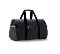 Sac De Voyage Portable Sac à vêtements Convertible avec bandoulière, Sac polochon for Hommes et Femmes, Valise Suspendue 2 en 1, Sacs de Voyage pour Un Week-End(Black)