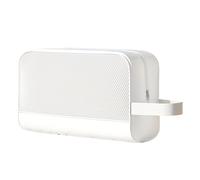 Sac de voyage pour articles de toilette - Porte-objets imperméable de quarante centimètres, organisateur de sac de douche avec fermeture à glissière, large support d'hygiène personnelle, Moon White