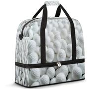 Sac de voyage pour balles de golf pour homme et femme, sac de week-end, sac fourre-tout pliable et séparé, 47 l pour sport, gym, yoga, couleur, 47 L, Organiseur de sac