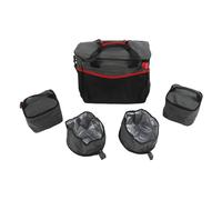 Sac de voyage pour chien, multi-poches avec 2 récipients de stockage alimentaires, 2 bols pliables, sac alimentaire portable étanche pour activités de plein air, #411