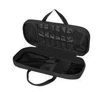 Sac de voyage pour clavier mécanique, 46 x 17 x 8,9 cm, étui de transport résistant aux chocs, housse de protection imperméable avec poignée, organiseur de claviers rembourrés doux, sacs de rangement