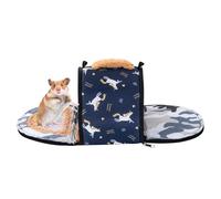 Sac de voyage pour cochon d'Inde - Porte-hamster - Bouton de transport semi-raccourci - Porte-hérisson - Portez le sac sortant avec un plancher antidérapant pour souris et chinchillas