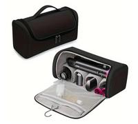 Sac de Voyage pour Dyson Airwrap et Shark, Sac de Rangement Portable pour Dyson Supersonic et Accessoires, avec Crochet, Noir