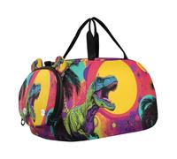 Sac de voyage pour enfants avec compartiment à chaussures Tyrannosaure Rex Roared