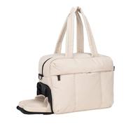 Sac de voyage pour femme avec compartiment à chaussures, blanc, Doudoune matelassée