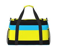 Sac de voyage pour femme et homme Motif drapeau du Sultanat de Burongan, Noir , Taille unique