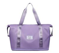 Sac de voyage pour femme - Grand sac à main pliable - Sac de sauna - Sac de sport - Sac de voyage pour avion, voyage, camping, lavande, Voir description, Voir description