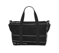 Sac de voyage pour femme, grand sac de week-end à bandoulière, sac de sport pour homme, sac fourre-tout à main, sac à dos de film classique, sac de bagage noir pour les essentiels de voyage