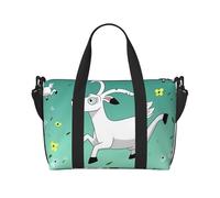 Sac de voyage pour femme, grand sac de week-end, sac de sport pour homme, sac fourre-tout de chèvre pour les essentiels de voyage