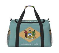 Sac de voyage pour femme Motif drapeau du Delaware, noir, One Size