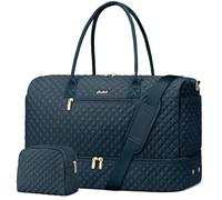 Sac de voyage pour femme - Sac de nuit à emporter avec compartiment à chaussures, sac de sport avec poche pour ordinateur portable, sac d'hôpital pour accouchement, sac fourre-tout avec trousse de