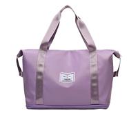 Sac de Voyage pour Femme Sac de Sport Pliable Sac de Bagage à Main Léger Grande Capacité Sac de Gym avec Compartiment Sac de Week-End pour Homme Imperméable avec Sac Humide Séparé Fitness Sport