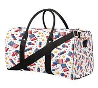 Sac de voyage pour femmes, hommes, filles, garçons, week-end, 22,7 L, sac fourre-tout pour le sport, la gym, le yoga, couleur, 22.7L, Organiseur de sac