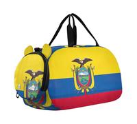 Sac de voyage pour garçon avec drapeau des îles Caïmans, Drapeau de l'Équateur, Classique